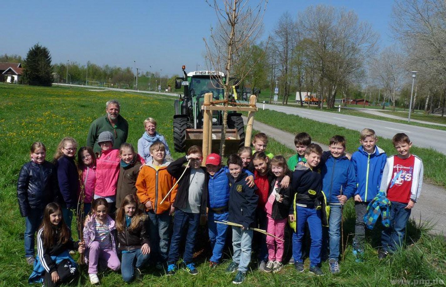 Baumallee: Erinnerung an die Schulzeit